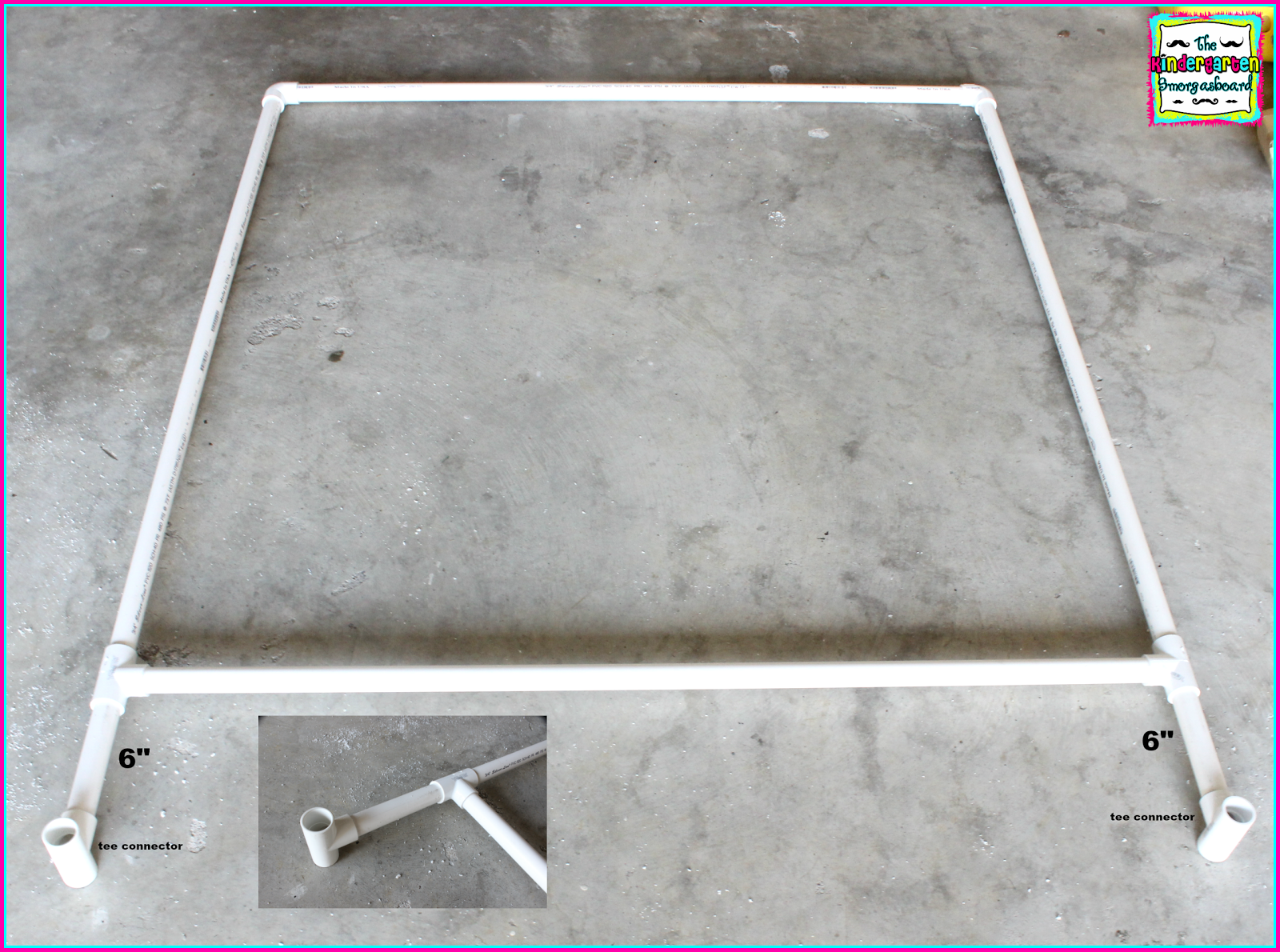 DIY PVC Pipe Chart Stand Smedley's of Kindergarten